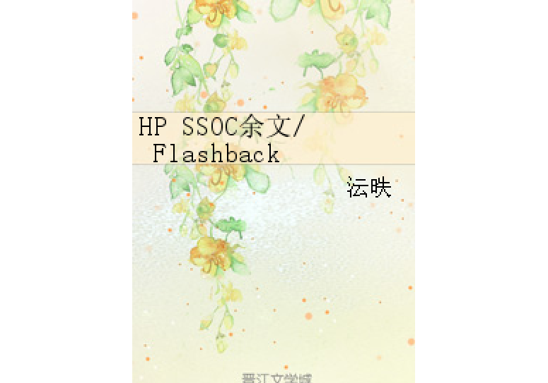 HP SSOC余文/Flashback HP SSOC余文/Flashback