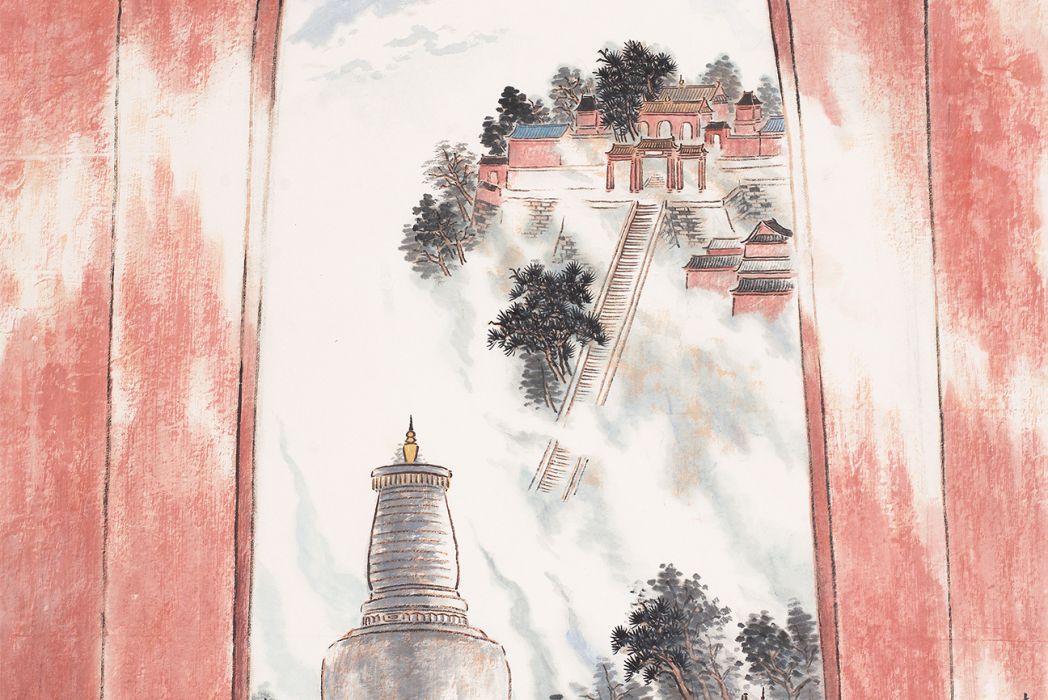 不二門(袁學君山水畫作品) 不二門(袁學君山水畫作品)