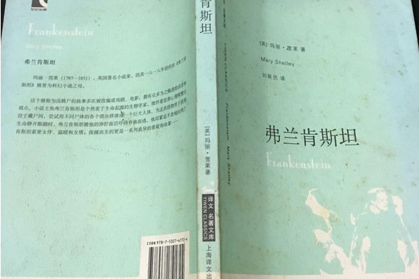 弗蘭肯斯坦(2007年上海譯文出版社出版的圖書) 弗蘭肯斯坦(2007年上海譯文出版社出版的圖書)