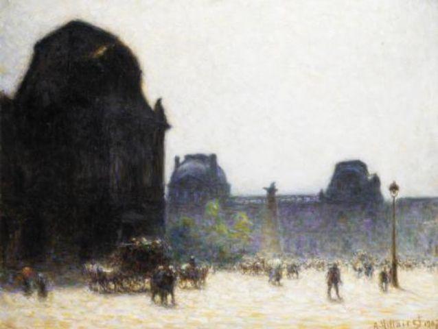 羅浮宮1907 布面油畫 50 x 65 cm