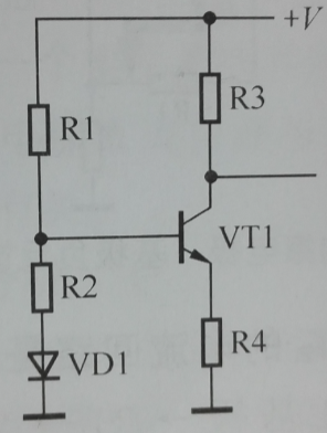 圖1-9 具有溫度補償特性的分壓式偏置電路