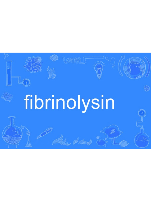 fibrinolysin fibrinolysin