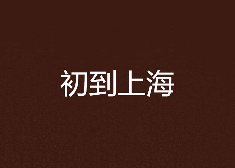 初到上海 初到上海