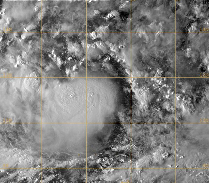 熱帶風暴 18W 衛星雲圖