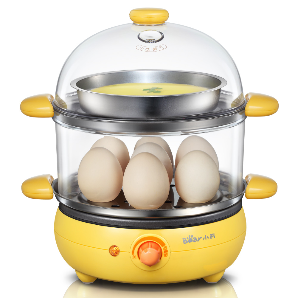 小熊蒸蛋器蒸雞蛋和蒸水蛋