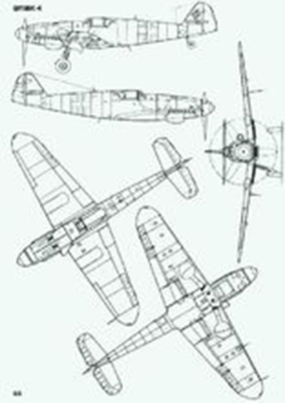 Bf-109K4戰鬥機