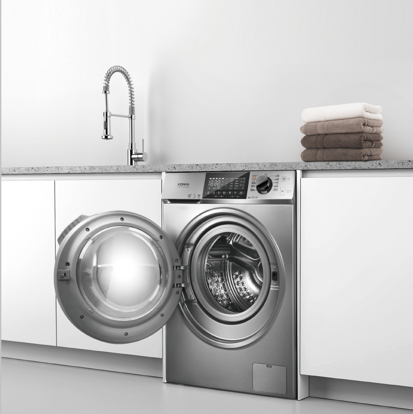 洗衣機(利用電能產生機械作用來洗滌衣物的清潔電器)