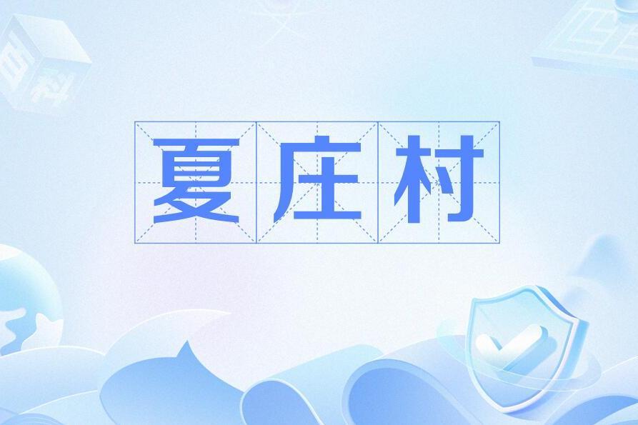 夏莊村(淄博市博山鎮的莊村) 夏莊村(淄博市博山鎮的莊村)