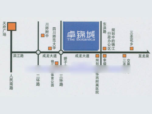 卓錦城——交通圖