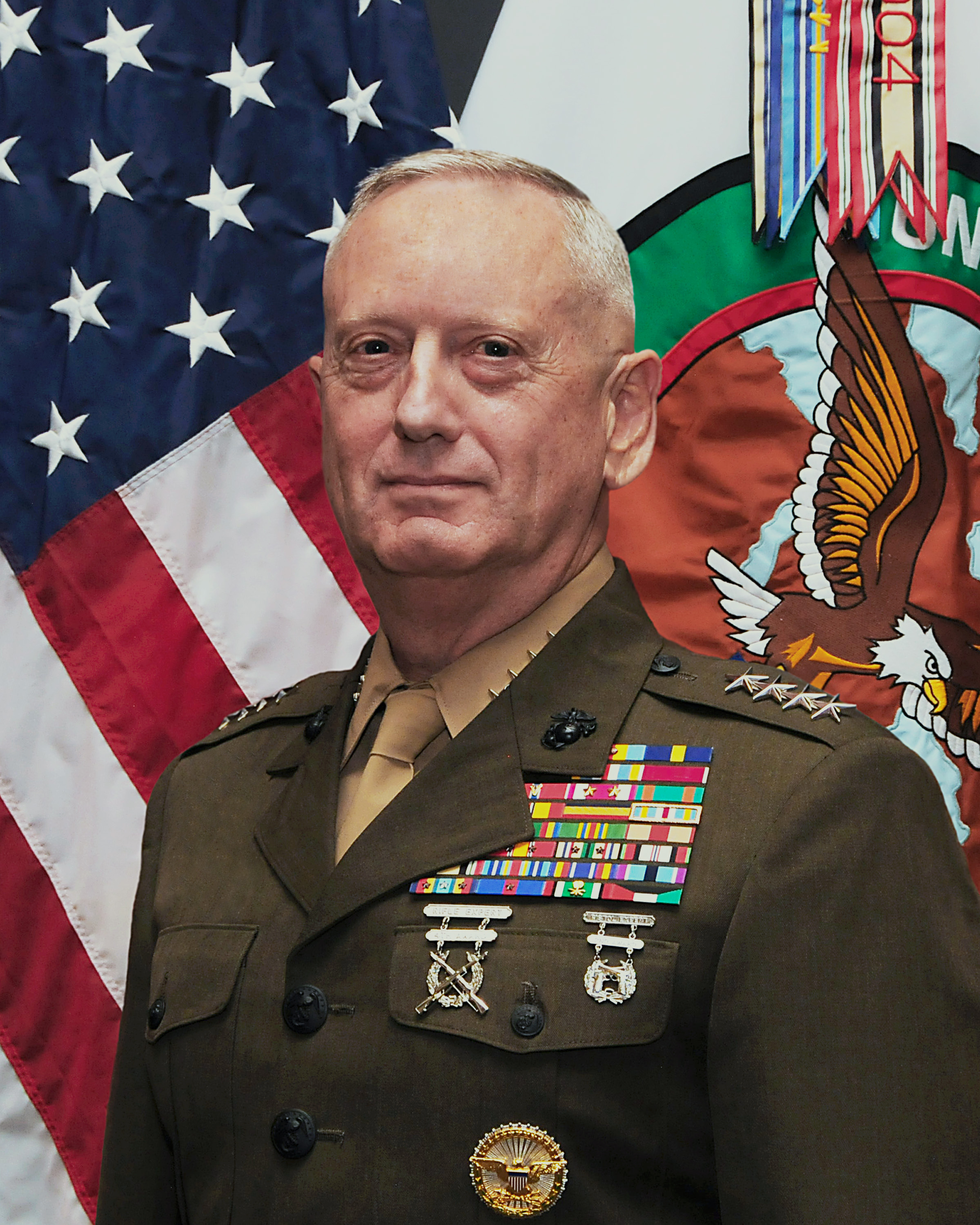 現任美國國防部長詹姆斯·馬蒂斯