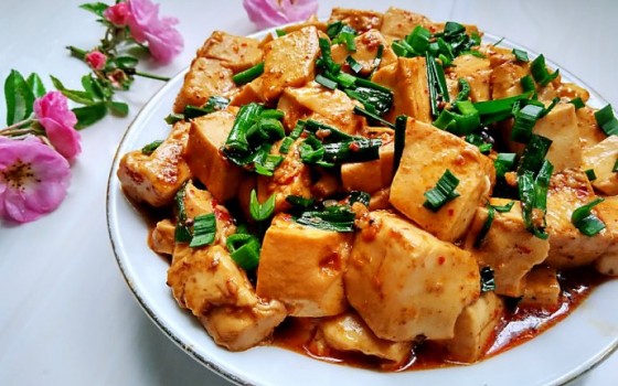紅燒豆腐雞肉