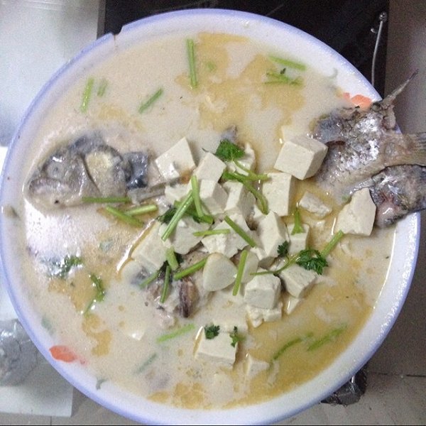 豆腐豆漿鯇魚片湯