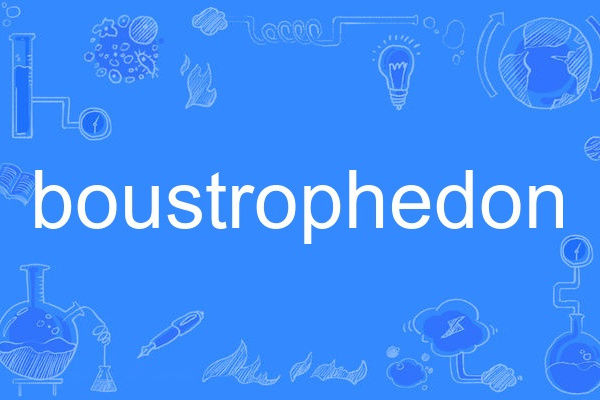 boustrophedon boustrophedon