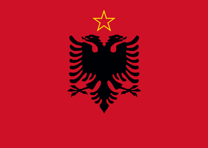 阿爾巴尼亞國旗（1946—1992）