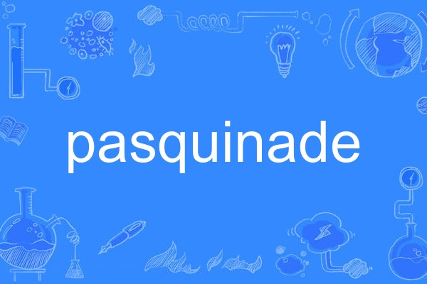 pasquinade pasquinade