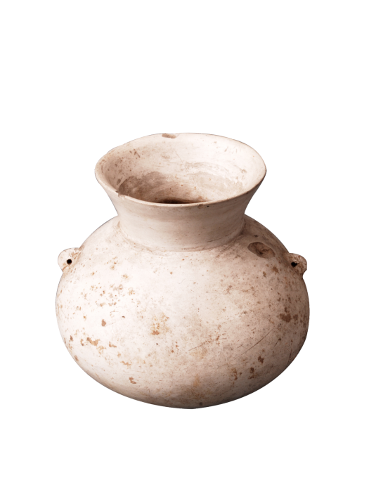 大汶口文化時期白陶雙耳壺