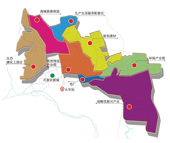 福泉經濟開發區產業布局