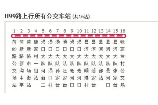 武漢公交H99路 武漢公交H99路