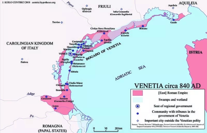 小小的威尼斯在亞得里亞海具有重要地位