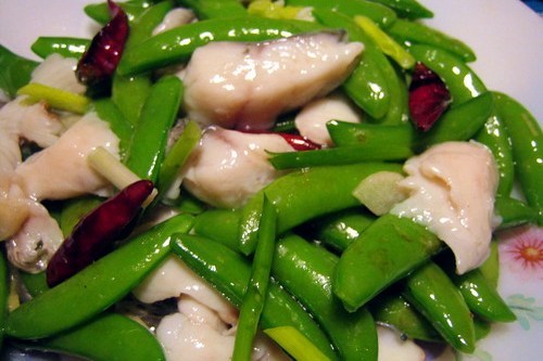 蜜豆魚片 蜜豆魚片