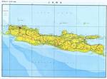 爪哇島地形圖