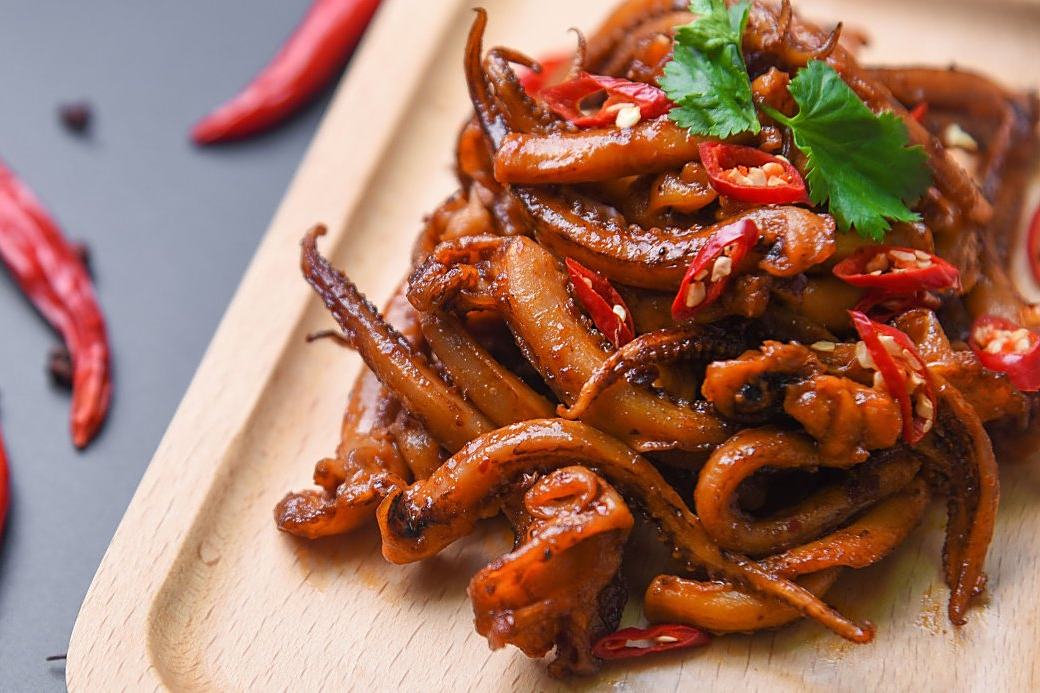 熗香魷魚須