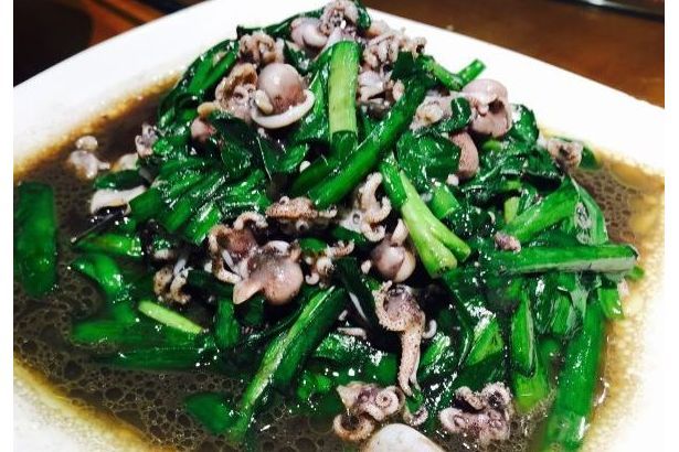 菠菜墨魚豆 菠菜墨魚豆