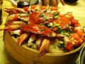 螃蟹蒸糯米