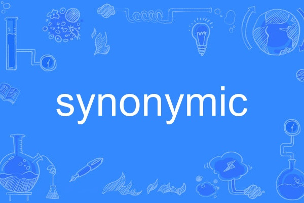 synonymic synonymic