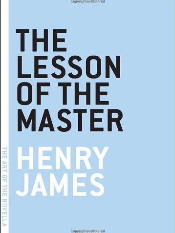 The Lesson of the Master The Lesson of the Master