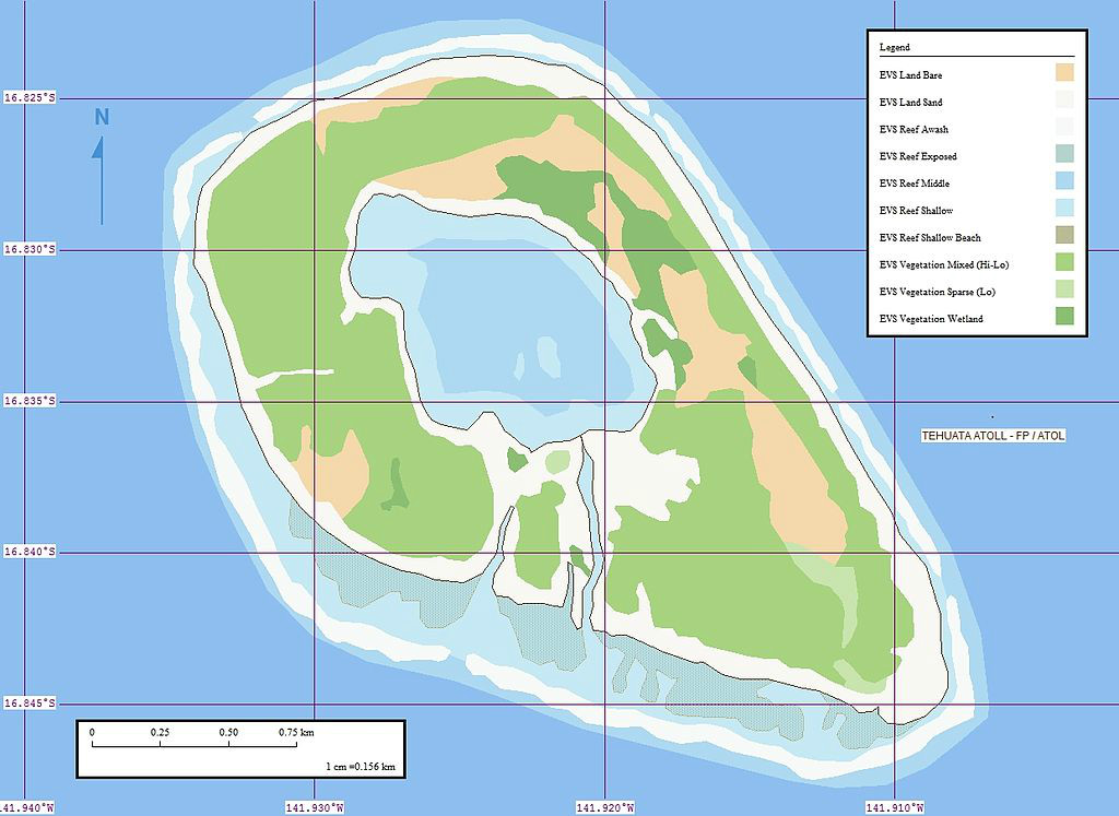 雷卡雷卡環礁地圖