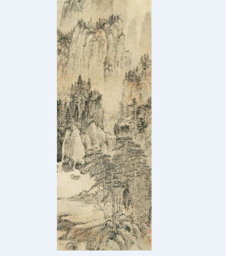 疊嶺松溪圖 疊嶺松溪圖