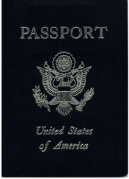 美國非電子版護照封面