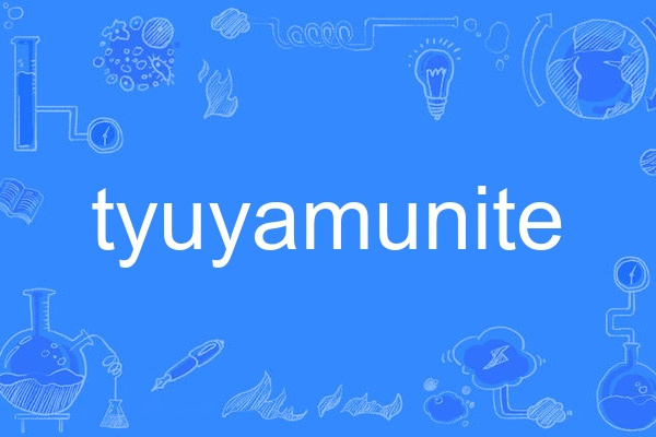 tyuyamunite tyuyamunite