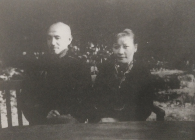 1931年1月4日蔣介石與宋美齡在南京