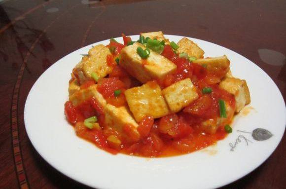 番茄魚肉豆腐 番茄魚肉豆腐