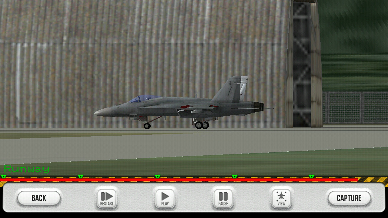 F18艦載機模擬起降