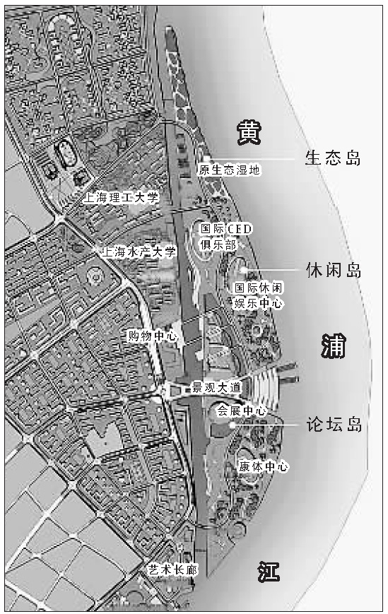 楊浦區復興島規劃展示圖