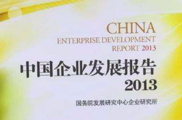 中國企業發展報告2013