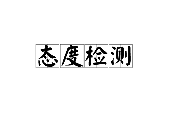 態度檢測 態度檢測