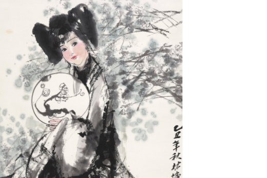 執扇少女 執扇少女