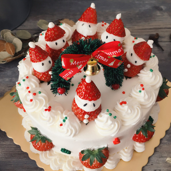 聖誕草莓蛋糕