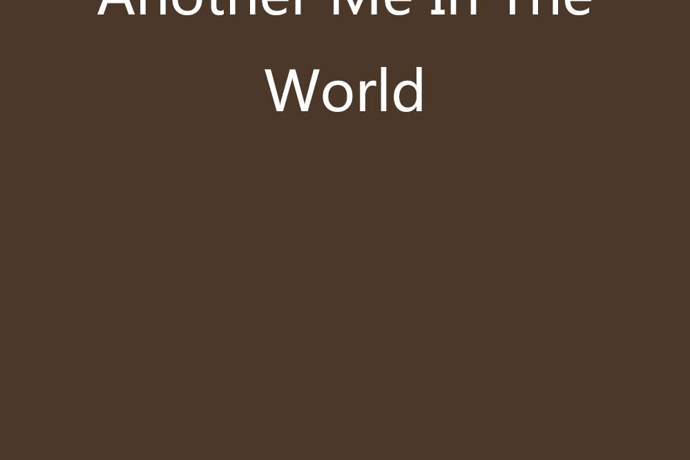 Another Me In The World Another Me In The World