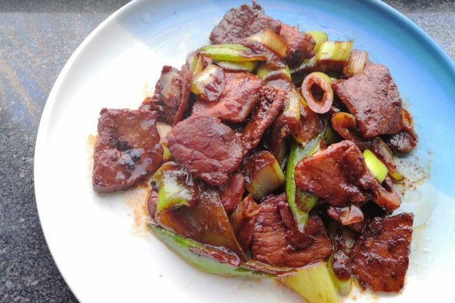 豬肉炒蔥