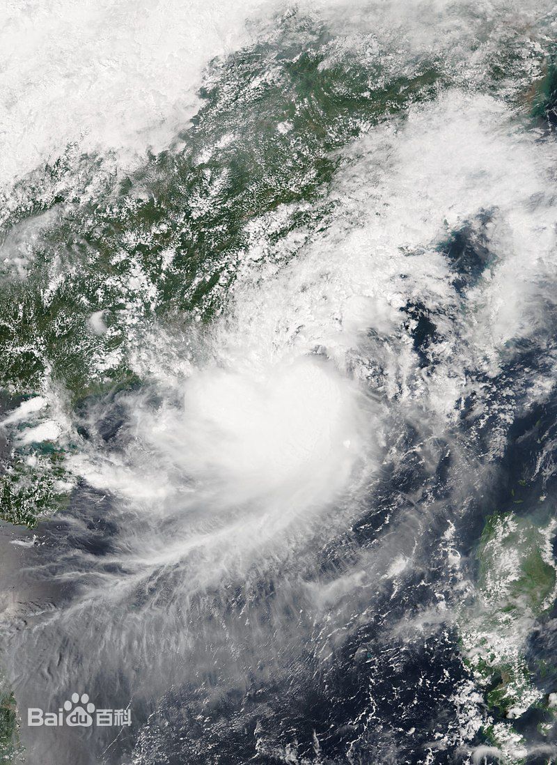 強熱帶風暴瑪娃衛星雲圖