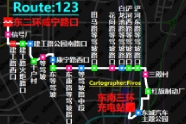 西安公交123路 西安公交123路