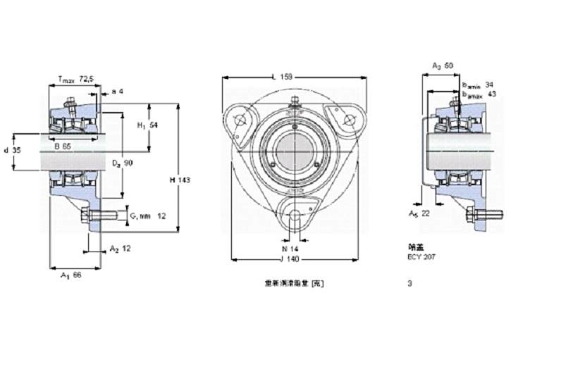 SKF FYNT35F軸承 SKF FYNT35F軸承