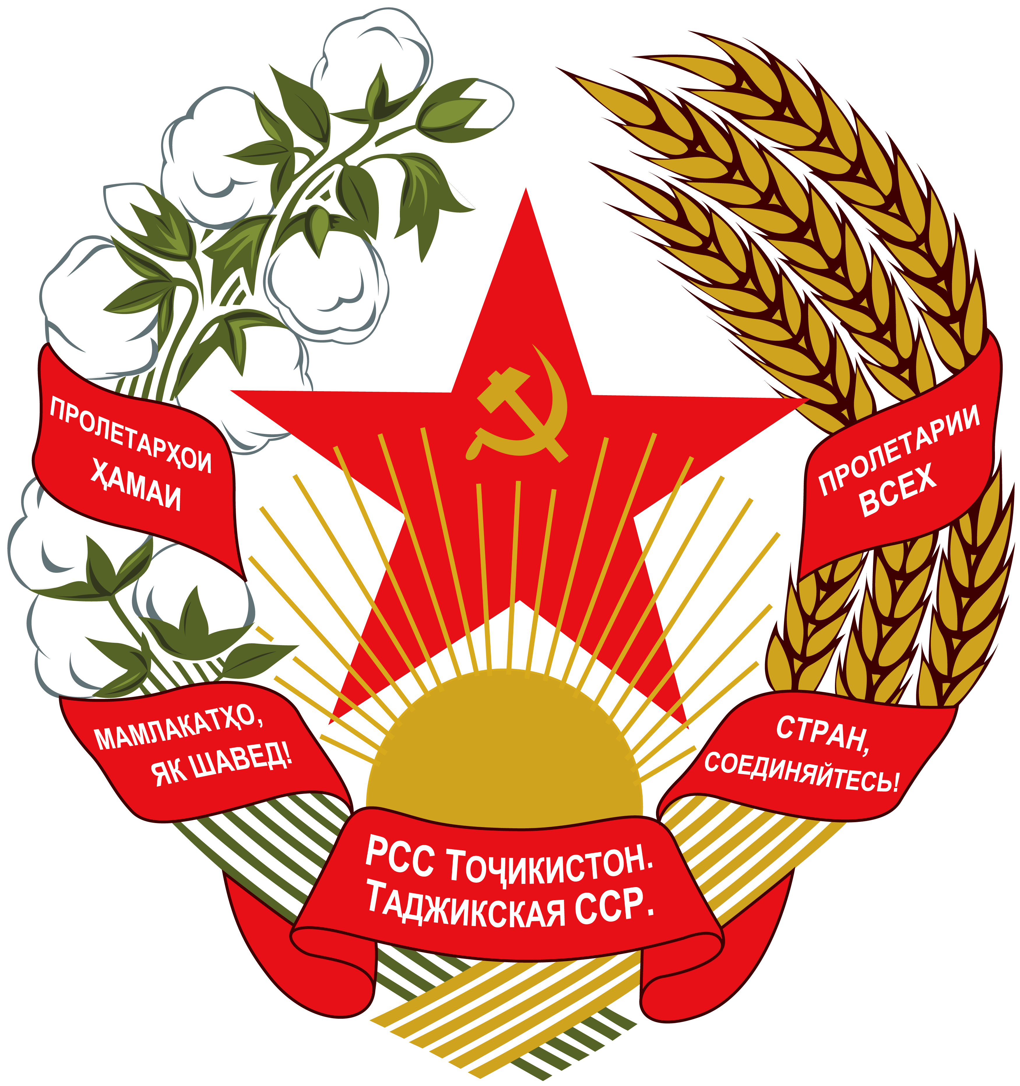 塔吉克蘇維埃社會主義共和國國徽