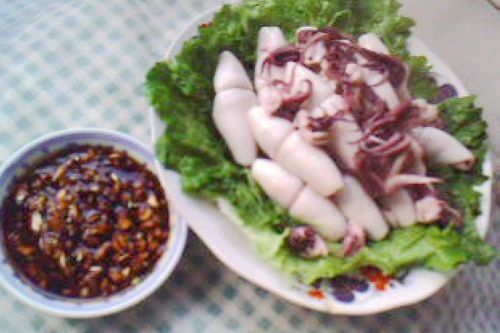 蒜醬墨斗魚 蒜醬墨斗魚
