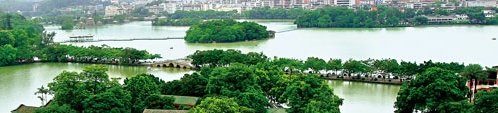 廣東惠州西湖鳥瞰圖
